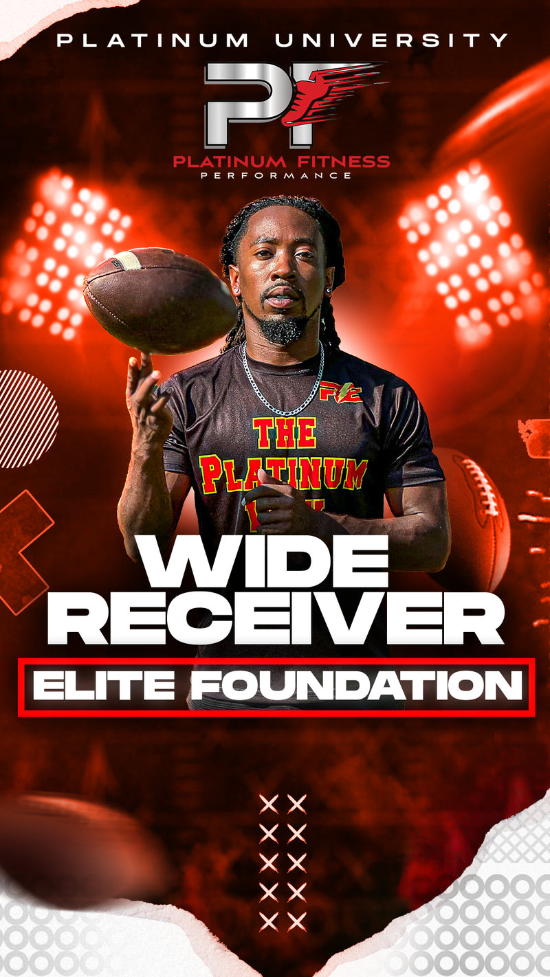 Wide Receiver Elite Foundation Course | WIDE RECEIVER ONLINE TRAINING - Platinum Fit P