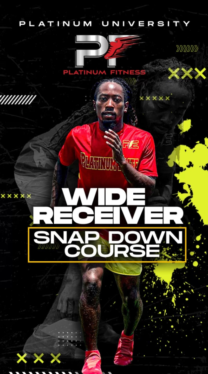 Wide Receiver Snap Down Course | WIDE RECEIVER ONLINE TRAINING - Platinum Fit P