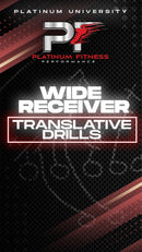 Wide Receiver Translative Drills | WIDE RECEIVER ONLINE TRAINING - Platinum Fit P